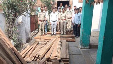 वन विभाग ने एक बड़ी कार्रवाई को दिया अंजाम, 50 हजार की अवैध इमारती लकड़ी जब्त