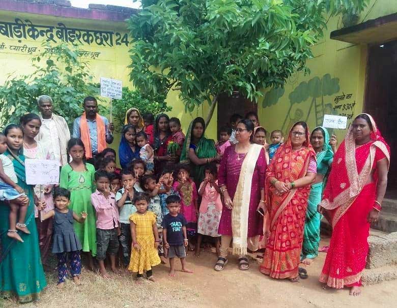आंगनबाड़ियों में दिख रहा बदलाव